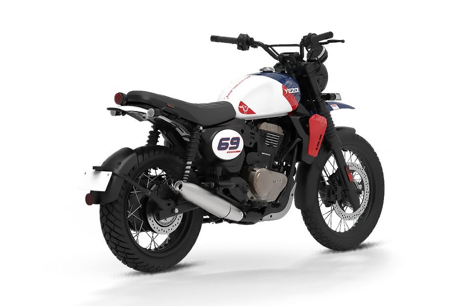 Rear Right Three Quarter View of Scrambler 350