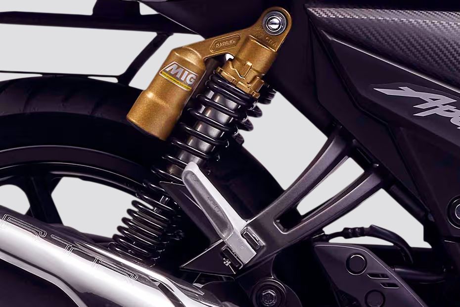 Rear Suspension of Apache RTR 180