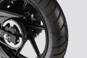 Rear Tyre of Apache RTR 200 4V