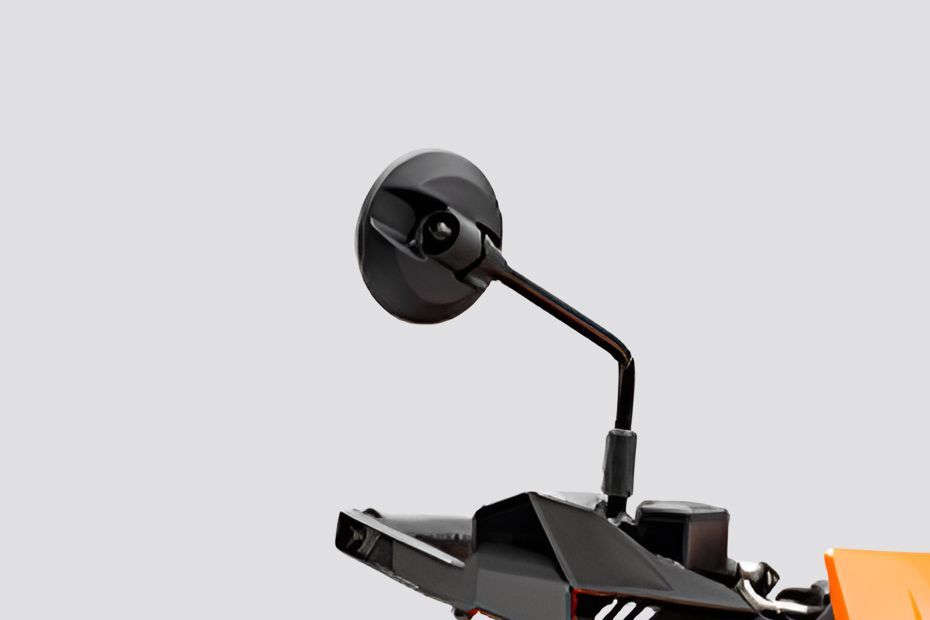 Rear View Mirror(Front View) of Model_