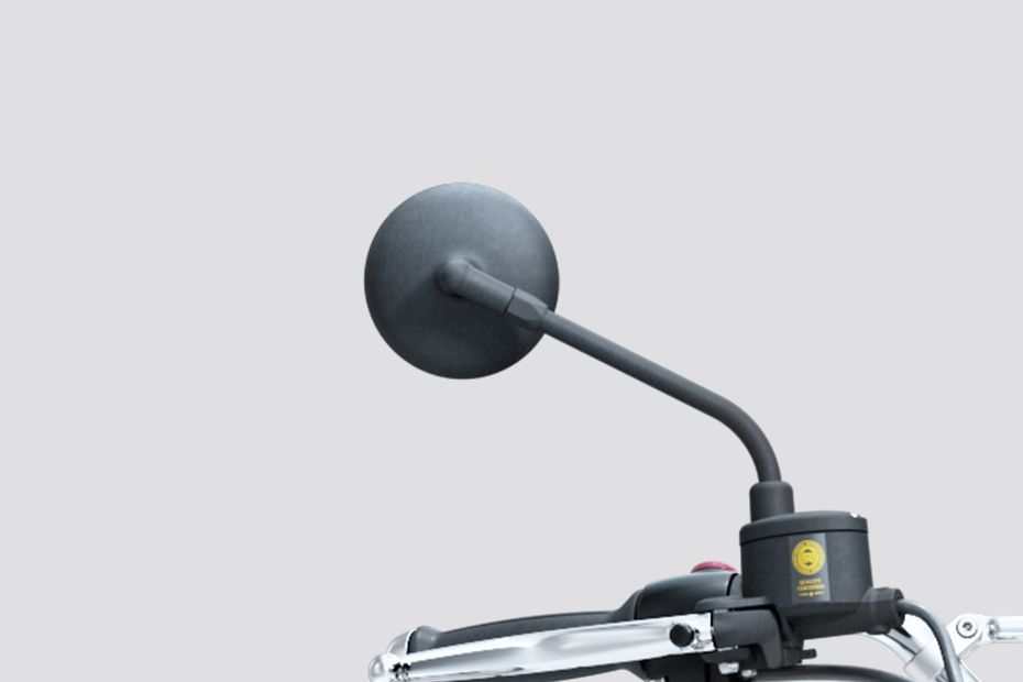 Rear View Mirror(Front View) of Model_