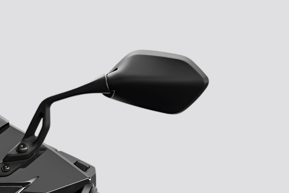 Rear View Mirror(Front View) of Model_