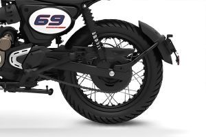 Rear Wheel of Scrambler 350