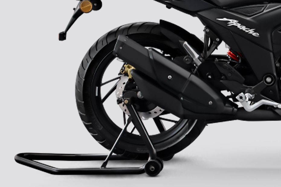 Rear Wheel of Apache RTR 200 4V
