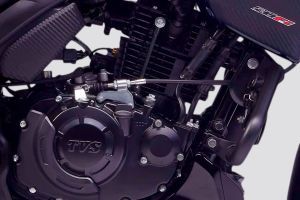 Engine (Right) of Apache RTR 180
