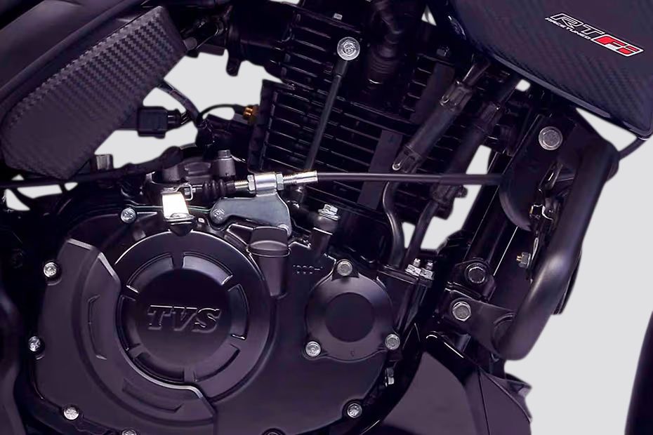 Engine (Right) of Apache RTR 180
