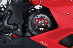 Engine (Right) of Apache RR 310
