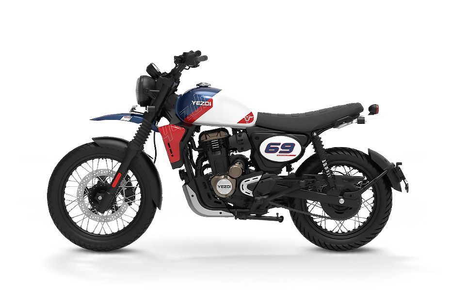Side Profile View (Left) of Scrambler 350