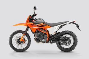 Side Profile View (Left) of 390 Enduro R