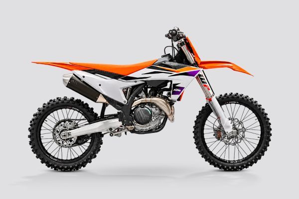 Side Profile View (Right) of 450 SX-F