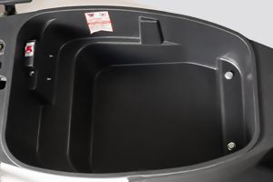Under seat storage of Neu