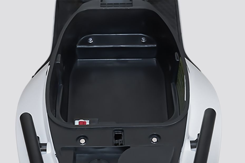Under seat storage of Duster
