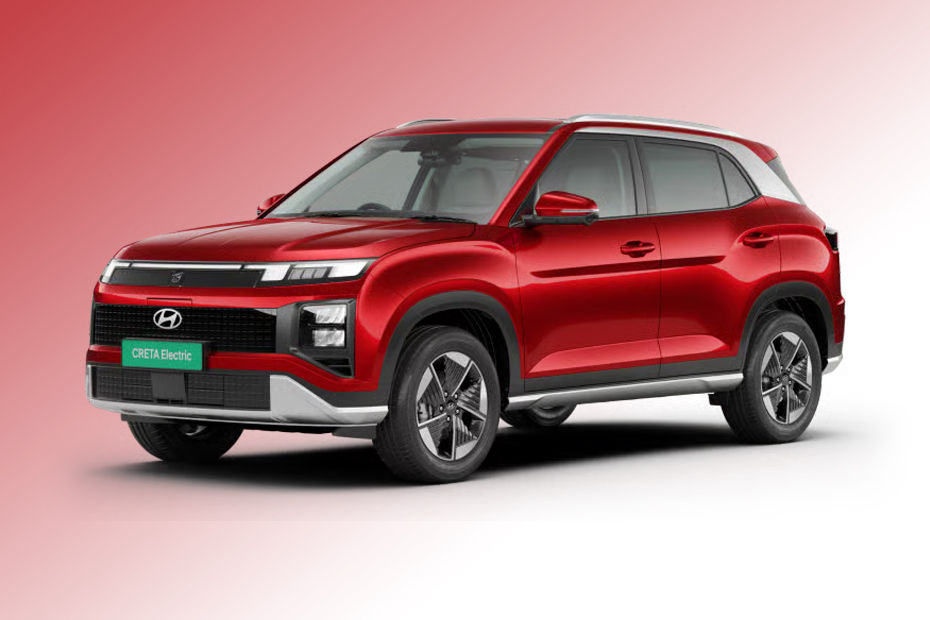 Hyundai Creta Electric Fiery-Red colour