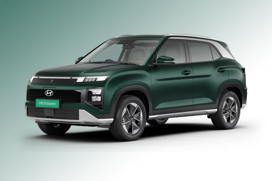Hyundai Creta Electric Robust-Emerald-Matte colour
