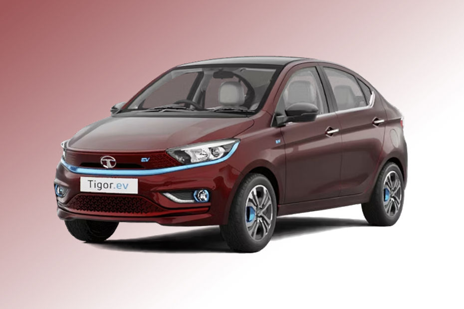 Tata Tigor EV Magnetic-Red colour
