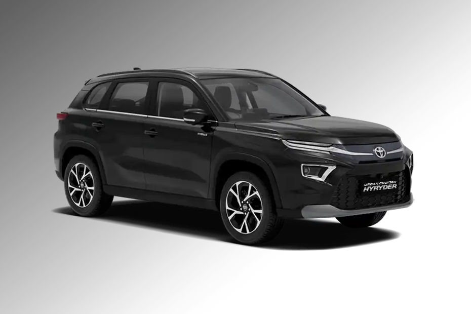 Toyota Hyryder Monotone-Midnight-Black colour
