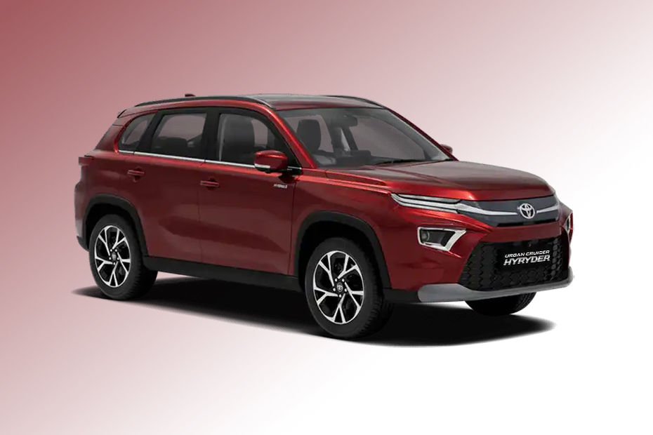 Toyota Hyryder Monotone-Sportin-Red colour