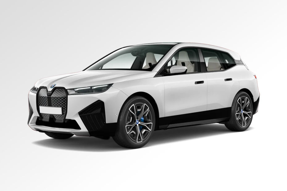 BMW iX Mineral-White-metallic colour