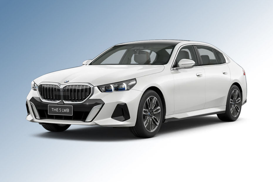 BMW 5 Series Mineral-White-metallic colour