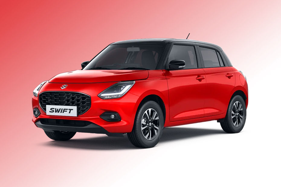 Maruti Swift Sizzling-Red-with-Bluish-Black-Roof colour