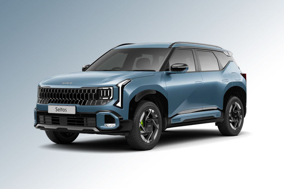 Kia Seltos Frost-Blue colour