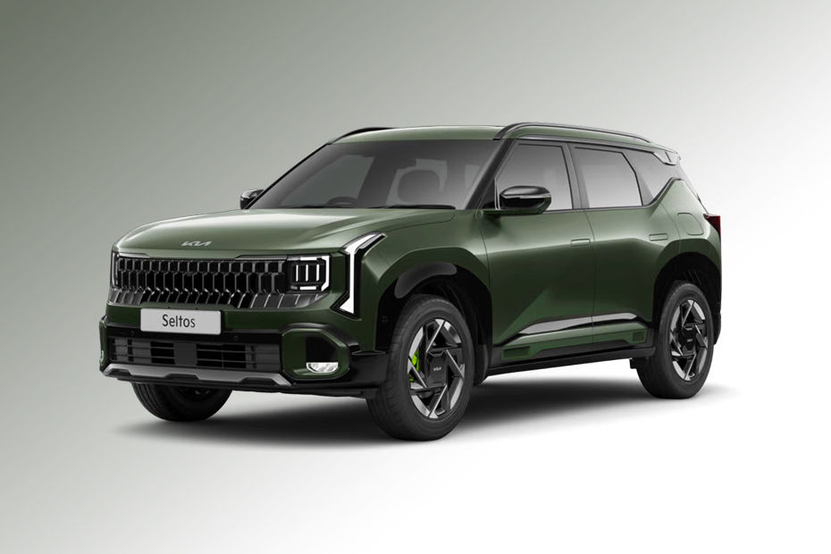 Kia Seltos Pewter-Olive colour