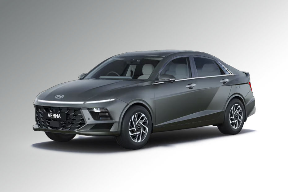 Hyundai Verna titan-grey-matte colour