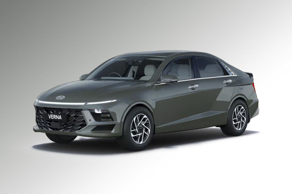 Hyundai Verna titan-grey colour