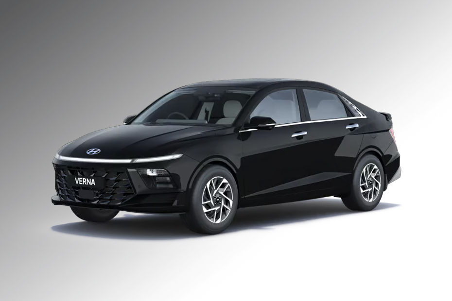 Hyundai Verna Titanium-Black colour