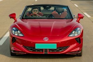 Driving: Front View Image of Cyberster