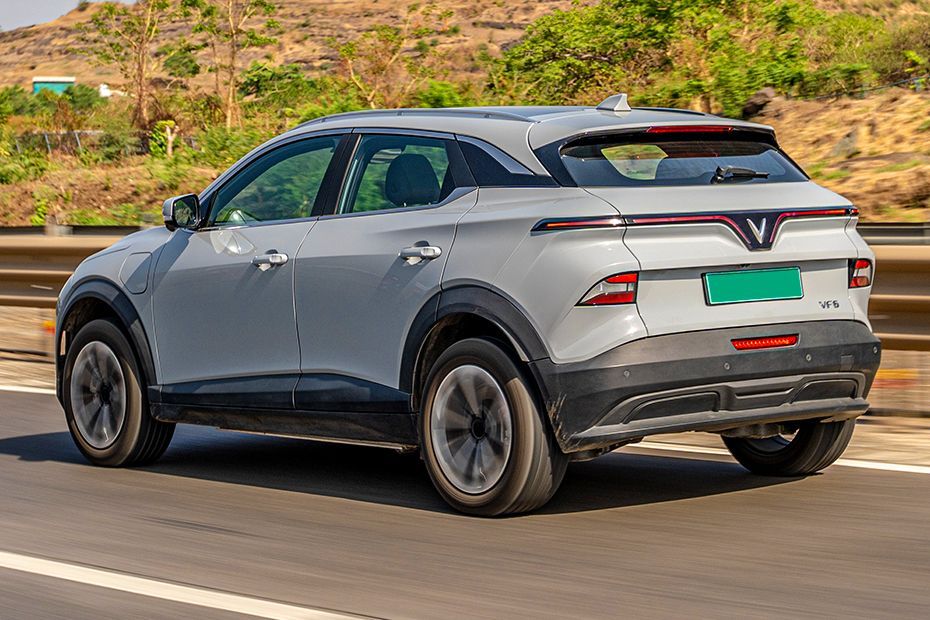 Driving: Rear Left Three Quarter View Image of VF6