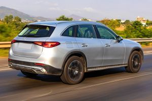 Driving: Rear Right Three Quarter View Image of GLC