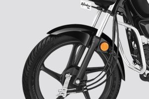 Front Mudguard & Suspension of Splendor Plus Flex Fuel