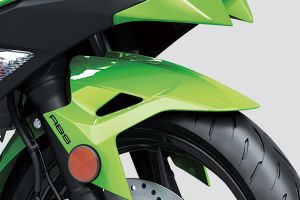 Front Mudguard & Suspension of Ninja 500