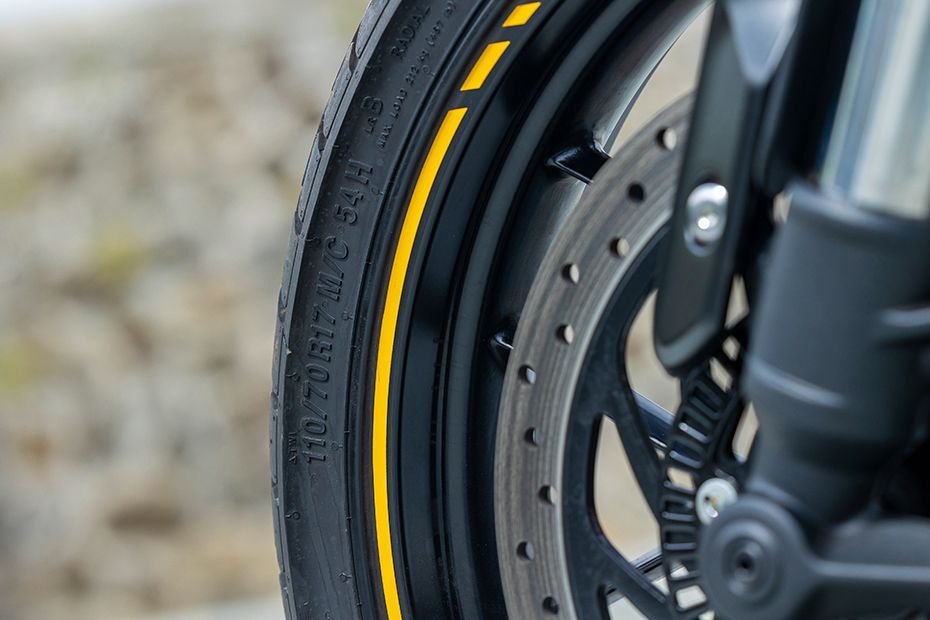 Front Tyre of Tracker 400