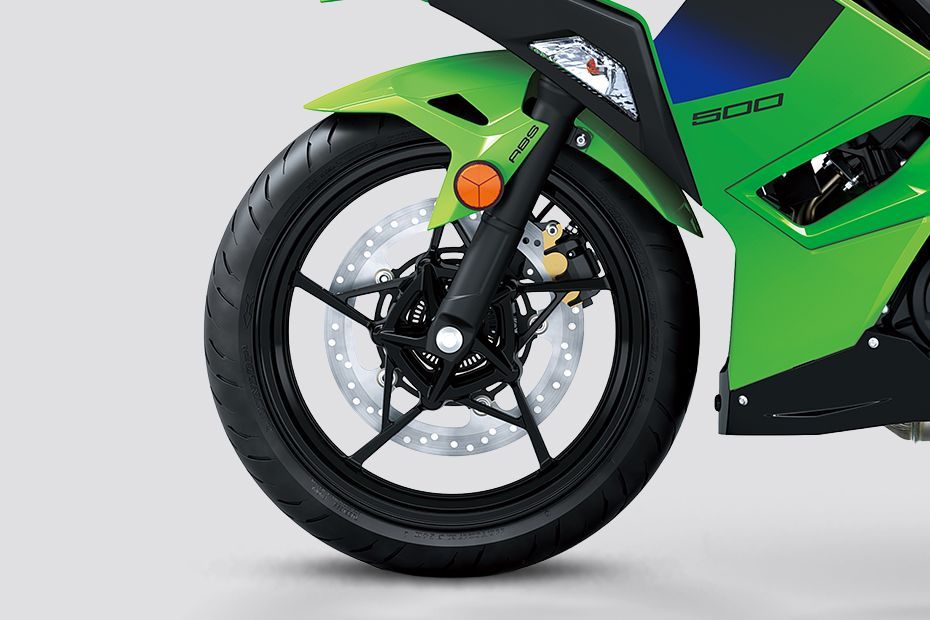 Front Wheel of Ninja 500