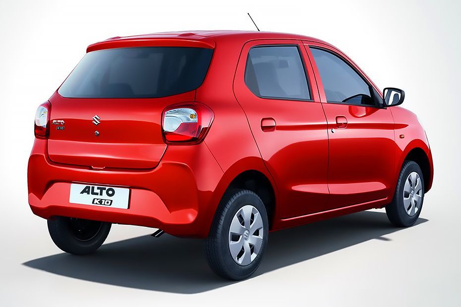 Rear Right Three Quarter View Image of Alto K10
