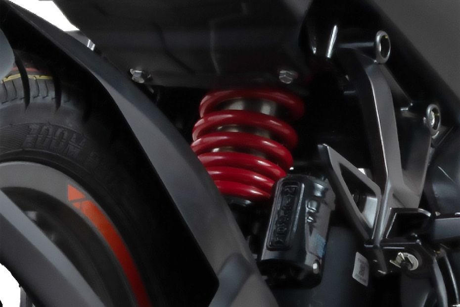 Rear Suspension of Pulsar NS 125