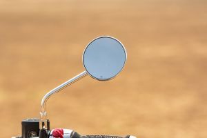 Rear View Mirror Glass of Bullet 650