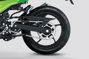 Rear Wheel of Ninja 500