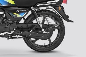 Rear Wheel of Splendor Plus Flex Fuel
