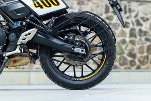 Rear Wheel of Tracker 400