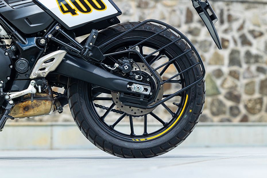 Rear Wheel of Tracker 400
