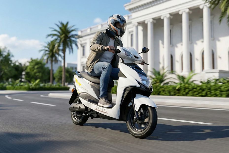 Riding: Front Right Quarter View of Costa