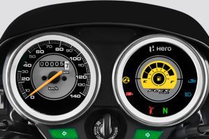 Speedometer of Splendor Plus Flex Fuel