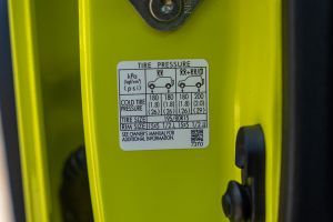 Tyre Pressure Information Image of Jimny