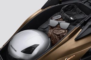 Under seat storage of ADV 160
