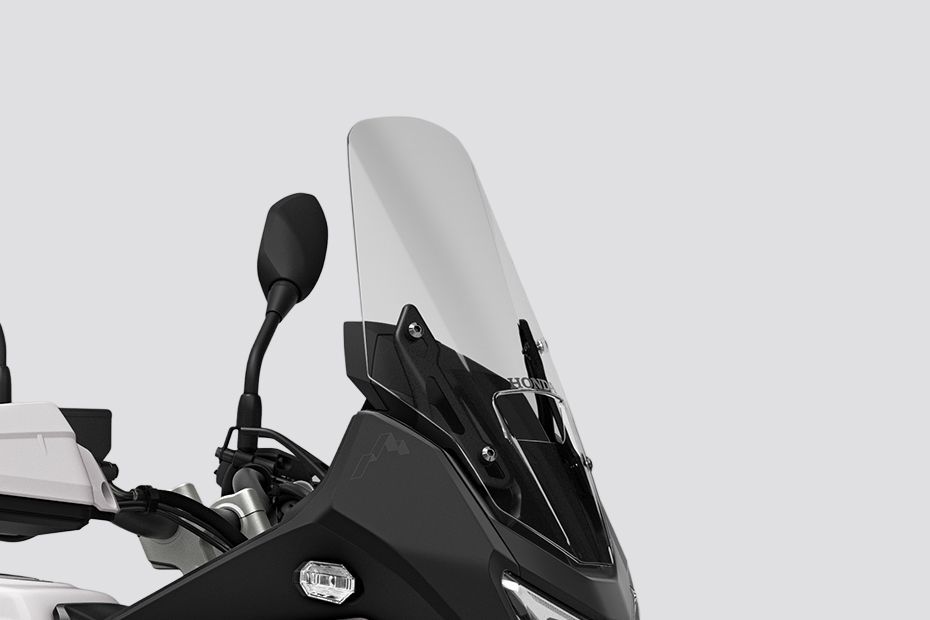 Windshield View of XL750 Transalp