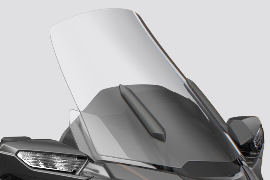 Windshield View of Gold Wing