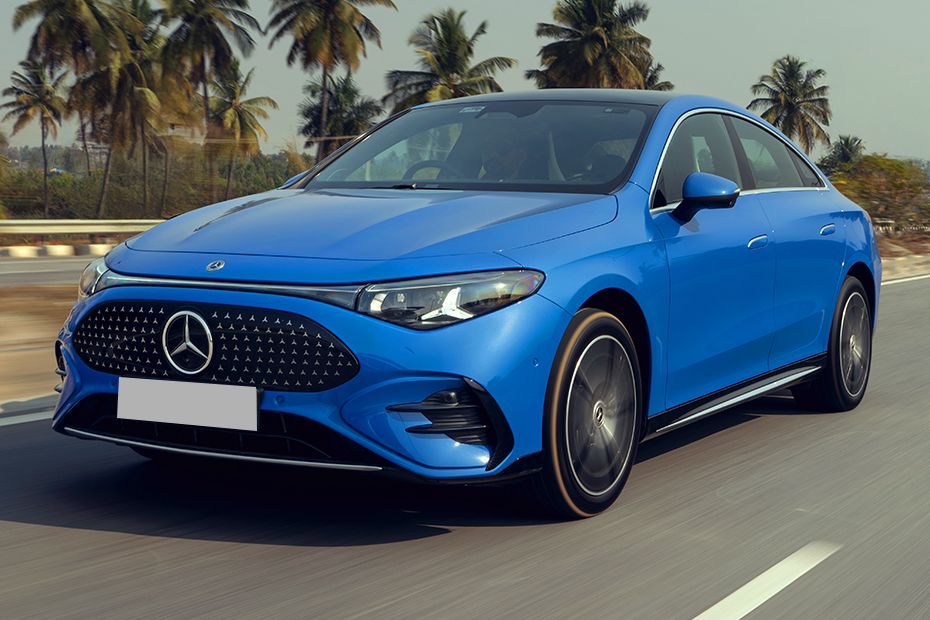 Driving: Front Left Quarter View Image of CLA Electric